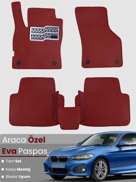 BMW 1 SERİSİ F20 (2017) Uyumlu EVA Paspas Tam Set–Araca Özel,Su Geçirmez,Kolay Montaj ürün görseli 1