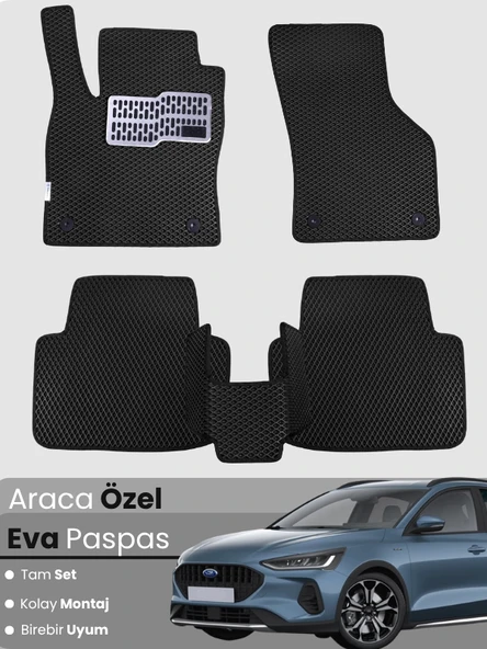 FORD FOCUS 5 HATCHBACK (2024-2025) Uyumlu EVA Paspas Tam Set–Araca Özel,Su Geçirmez ürün görseli 1