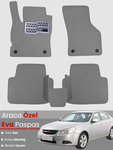 CHEVROLET EPİCA (2006-2012) Uyumlu EVA Paspas Tam Set–Araca Özel,Su Geçirmez,Kolay Montaj ürün görseli 1