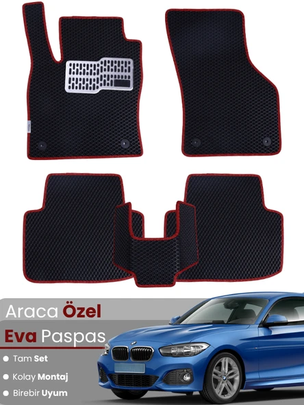 BMW 1 SERİSİ F20 (2017) Uyumlu EVA Paspas Tam Set–Araca Özel,Su Geçirmez,Kolay Montaj ürün görseli 1
