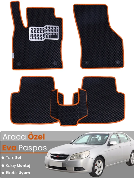 CHEVROLET EPİCA (2006-2012) Uyumlu EVA Paspas Tam Set–Araca Özel,Su Geçirmez,Kolay Montaj ürün görseli 1