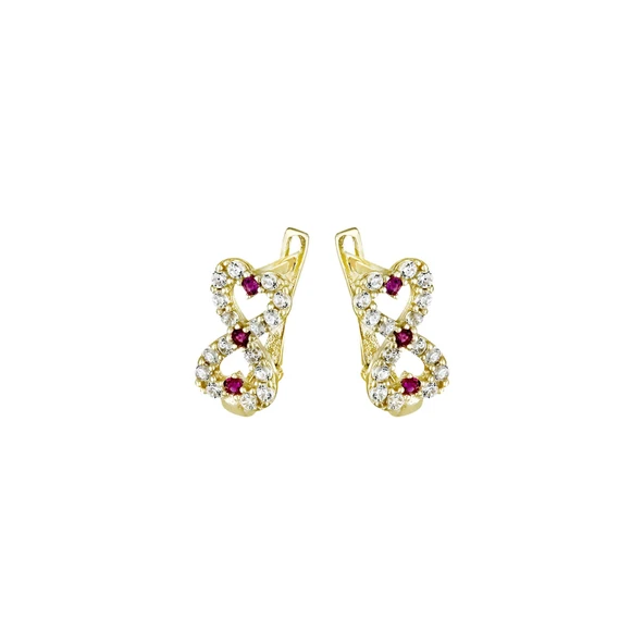 Altın Çocuk Sonsuzluk Küpe T076856 ürün görseli 1