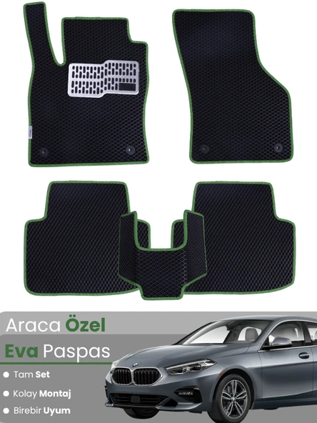 BMW 2 SERİSİ F44 (2020-2025) Uyumlu EVA Paspas Tam Set–Araca Özel,Su Geçirmez,Kolay Montaj ürün görseli 1