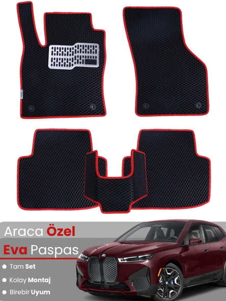 BMW İX40 (2022-2025) Uyumlu EVA Paspas Tam Set–Araca Özel,Su Geçirmez,Hızlı ve Kolay Montaj ürün görseli 1