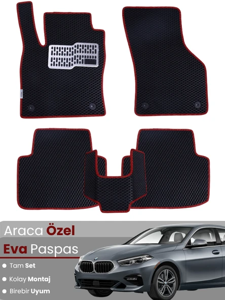BMW 2 SERİSİ F44 (2020-2025) Uyumlu EVA Paspas Tam Set–Araca Özel,Su Geçirmez,Kolay Montaj ürün görseli 1