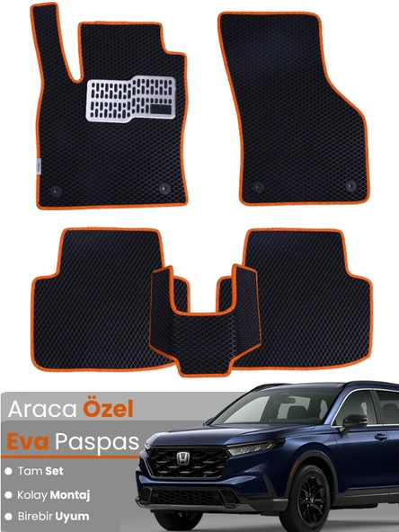 HONDA CRV 5 (2018-2024) Uyumlu EVA Paspas Tam Set–Araca Özel,Kolay Montaj,Su Geçirmez ürün görseli 1
