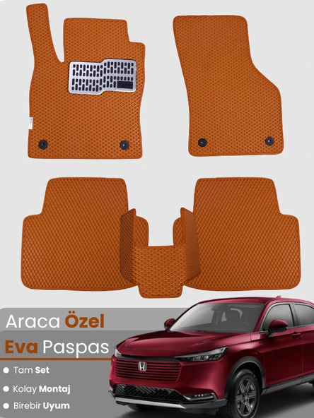 HONDA HRV (2021-2025) Uyumlu EVA Paspas Tam Set–Araca Özel,Kolay Montaj,Su Geçirmez ürün görseli 1