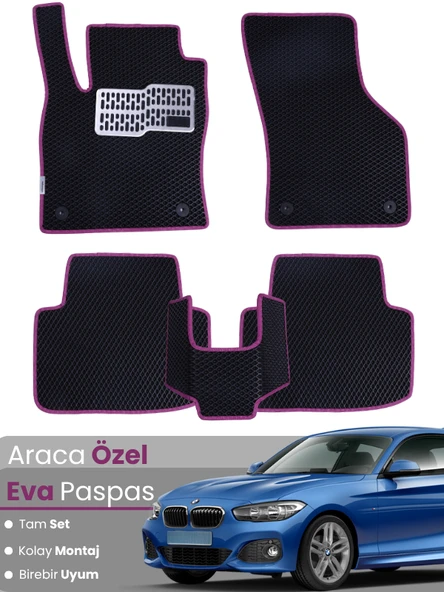 BMW 1 SERİSİ F20 (2017) Uyumlu EVA Paspas Tam Set–Araca Özel,Su Geçirmez,Kolay Montaj ürün görseli 1