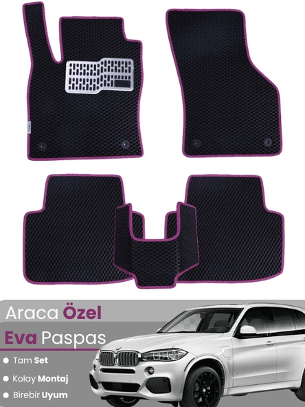 BMW X5 F15 (2013-2019) Uyumlu EVA Paspas Tam Set–Araca Özel,Su Geçirmez,Hızlı ve Kolay Montaj ürün görseli 1