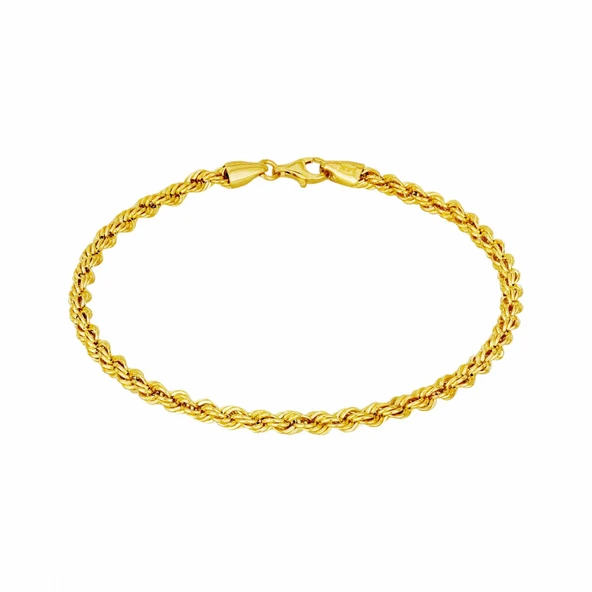 Altın Halat Bileklik T078494 ürün görseli 1