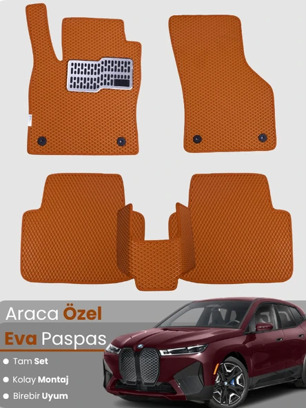 BMW İX40 (2022-2025) Uyumlu EVA Paspas Tam Set–Araca Özel,Su Geçirmez,Hızlı ve Kolay Montaj ürün görseli 1