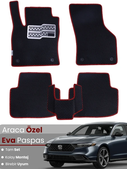 HONDA ACCORD (2018-2024) Uyumlu EVA Paspas Tam Set–Araca Özel,Su Geçirmez,Kolay Montaj ürün görseli 1