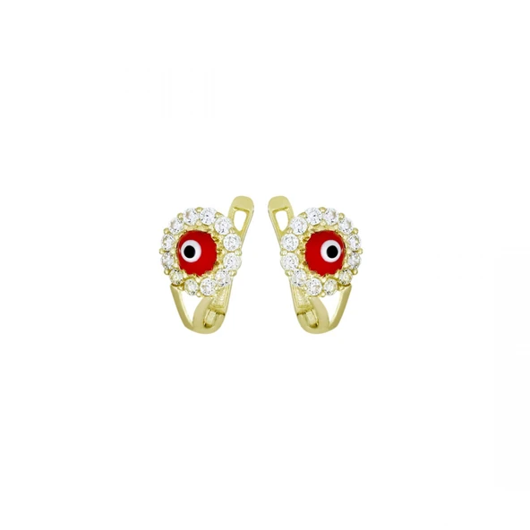 Altın Çiçek Çocuk Küpe T077297 ürün görseli 1