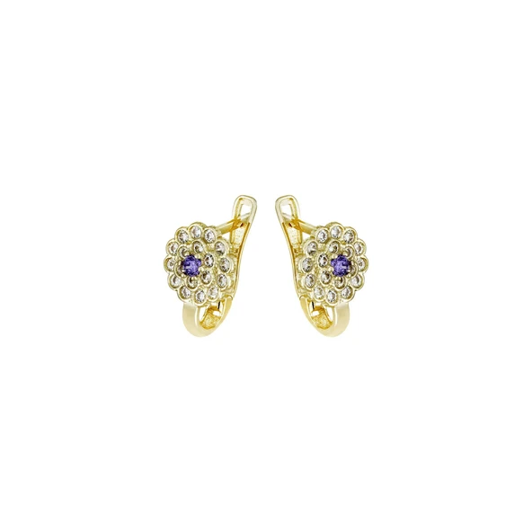 Altın Çiçek Çocuk Küpe T076847 ürün görseli 1
