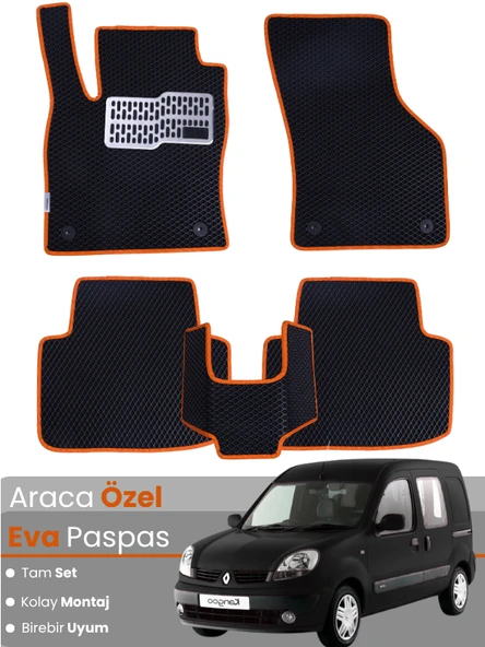 RENAULT KANGOO 1 (1997-2007) Uyumlu EVA Paspas Tam Set–Oto Paspas,Araca Özel ürün görseli 1