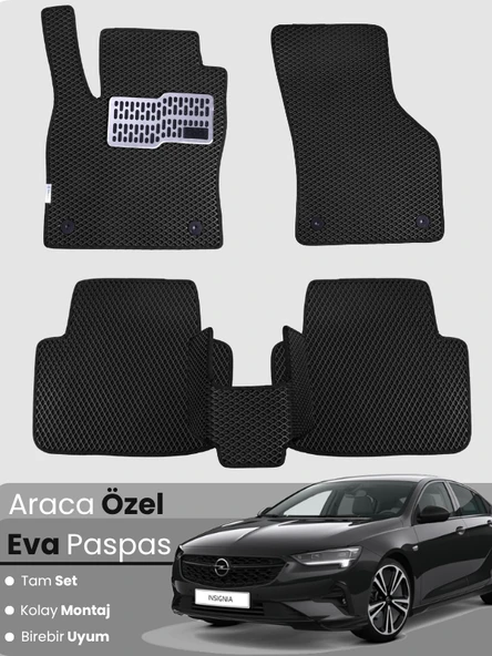 OPEL INSİGNİA (2017-2022) Uyumlu EVA Paspas Tam Set–Araca Özel,Kolay Montaj,Oto Paspas ürün görseli 1