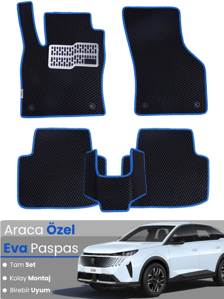 PEUGEOT 3008 (2024-2025) Uyumlu EVA Paspas Tam Set–Araca Özel,Oto Paspas ürün görseli 1