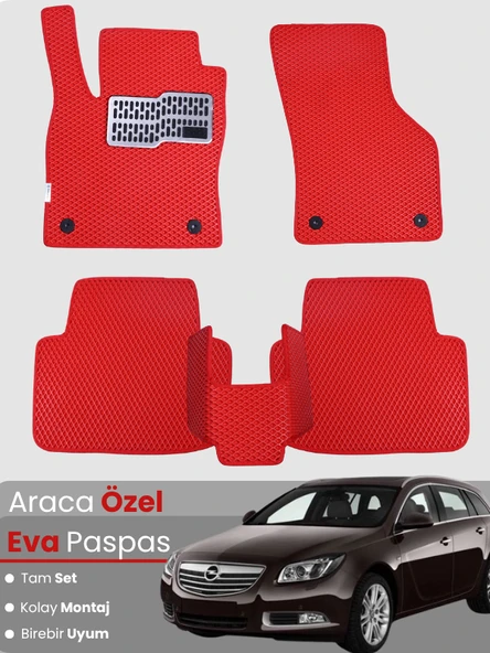 OPEL INSİGNİA (2008-2013) Uyumlu EVA Paspas Tam Set–Araca Özel,Kolay Montaj,Oto Paspas ürün görseli 1