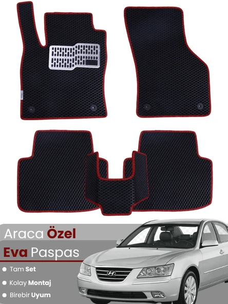 HYUNDAİ SONATA (2005-2010) Uyumlu EVA Paspas Tam Set–Araca Özel,Kolay Montaj,Su Geçirmez ürün görseli 1