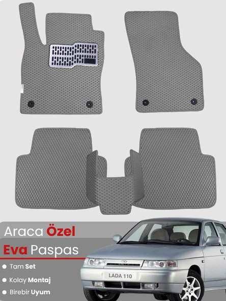 LADA VEGA (1996-2004) Uyumlu EVA Paspas Tam Set–Araca Özel,Kolay Montaj,Su Geçirmez ürün görseli 1