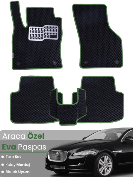 JAGUAR XJ LONG (2009-2019) Uyumlu EVA Paspas Tam Set–Araca Özel,Kolay Montaj,Su Geçirmez ürün görseli 1