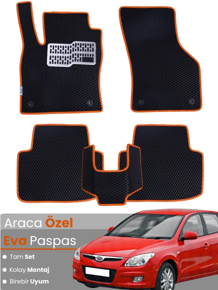 HYUNDAİ i30 (2007-2011) Uyumlu EVA Paspas Tam Set–Araca Özel,Kolay Montaj,Su Geçirmez ürün görseli 1