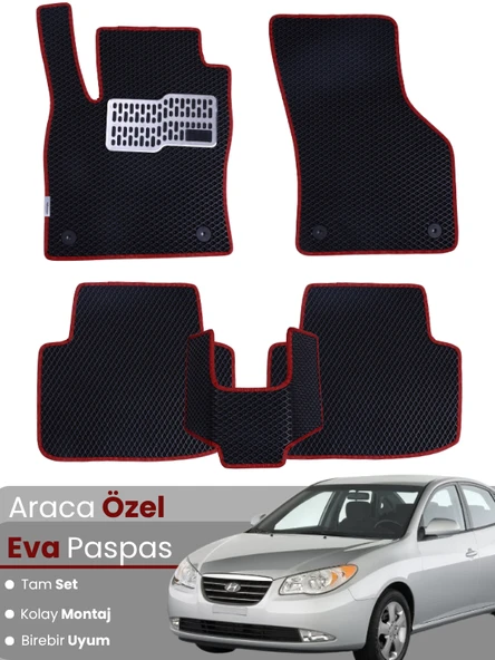 HYUNDAİ ELANTRA (2006-2011) Uyumlu EVA Paspas Tam Set–Araca Özel,Kolay Montaj,Su Geçirmez ürün görseli 1
