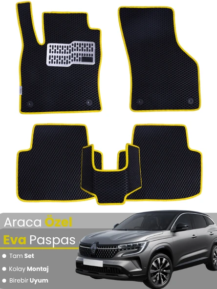 RENAULT AUSTRAL (2022-2025) Uyumlu EVA Paspas Tam Set–Araca Özel,Oto Paspas ürün görseli 1