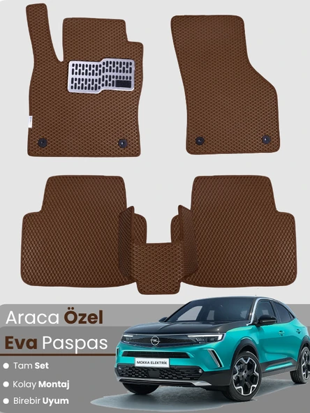 OPEL MOKKA ELEKTRİKLİ (2023-2025) Uyumlu EVA Paspas Tam Set–Araca Özel,Oto Paspas,Kolay Montaj ürün görseli 1