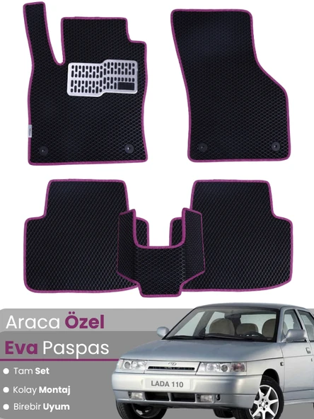 LADA VEGA (1996-2004) Uyumlu EVA Paspas Tam Set–Araca Özel,Kolay Montaj,Su Geçirmez ürün görseli 1