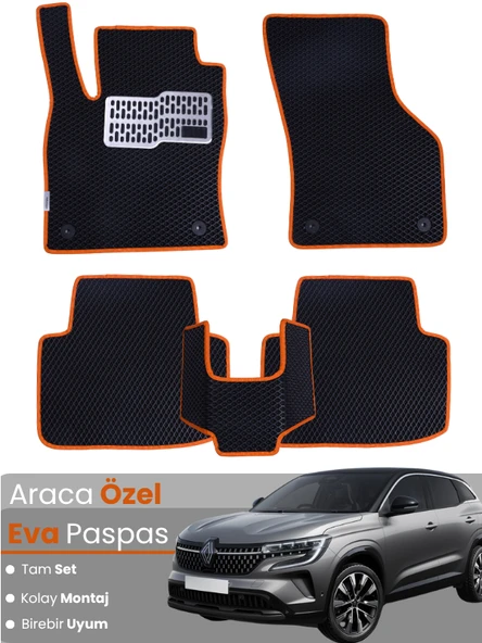 RENAULT AUSTRAL (2022-2025) Uyumlu EVA Paspas Tam Set–Araca Özel,Oto Paspas ürün görseli 1