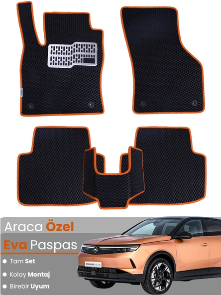 OPEL GRANDLAND HYBRİD (2025-2025) Uyumlu EVA Paspas Tam Set–Araca Özel,Kolay Montaj,Oto Paspas ürün görseli 1
