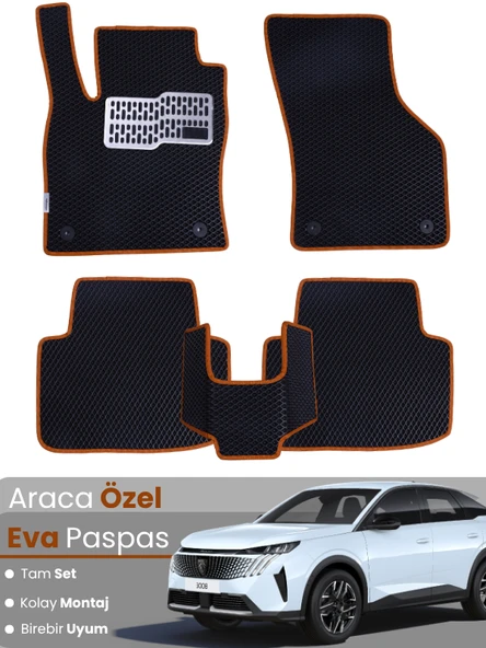 PEUGEOT 3008 (2024-2025) Uyumlu EVA Paspas Tam Set–Araca Özel,Oto Paspas ürün görseli 1