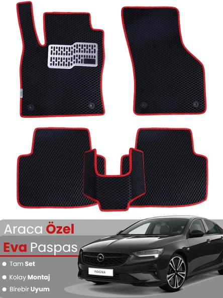 OPEL INSİGNİA (2017-2022) Uyumlu EVA Paspas Tam Set–Araca Özel,Kolay Montaj,Oto Paspas ürün görseli 1