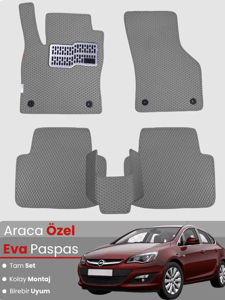 OPEL ASTRA J SEDAN (2012-2018) Uyumlu EVA Paspas Tam Set–Araca Özel,Kolay Montaj ürün görseli 1