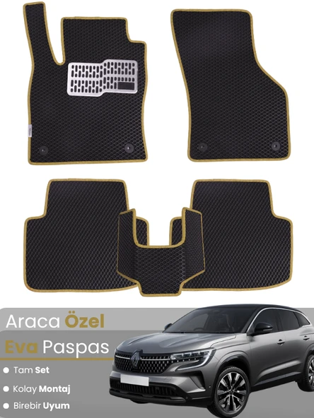 RENAULT AUSTRAL (2022-2025) Uyumlu EVA Paspas Tam Set–Araca Özel,Oto Paspas ürün görseli 1