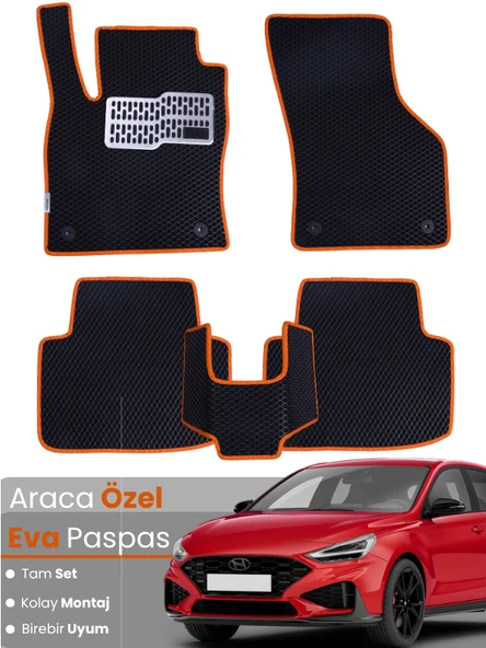 HYUNDAİ i30 (2017-2025) Uyumlu EVA Paspas Tam Set–Araca Özel,Kolay Montaj,Su Geçirmez ürün görseli 1