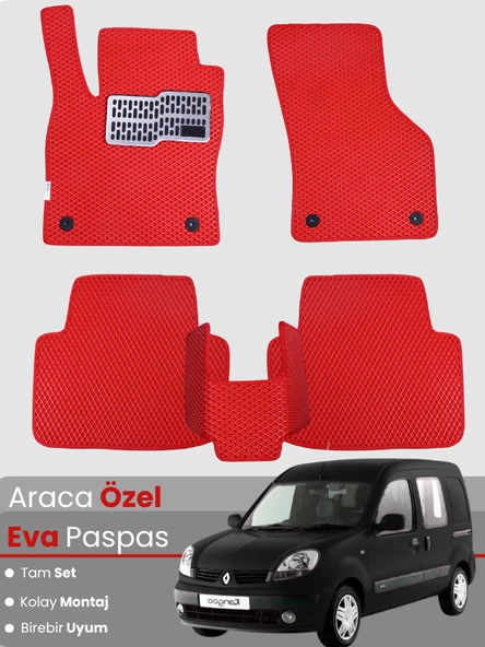RENAULT KANGOO 1 (1997-2007) Uyumlu EVA Paspas Tam Set–Oto Paspas,Araca Özel ürün görseli 1