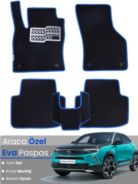 OPEL MOKKA ELEKTRİKLİ (2023-2025) Uyumlu EVA Paspas Tam Set–Araca Özel,Oto Paspas,Kolay Montaj ürün görseli 1