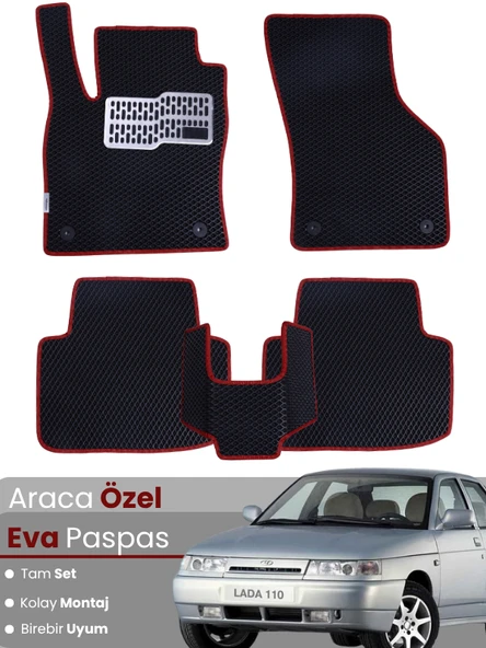 LADA VEGA (1996-2004) Uyumlu EVA Paspas Tam Set–Araca Özel,Kolay Montaj,Su Geçirmez ürün görseli 1