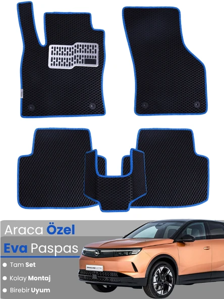 OPEL GRANDLAND HYBRİD (2025-2025) Uyumlu EVA Paspas Tam Set–Araca Özel,Kolay Montaj,Oto Paspas ürün görseli 1