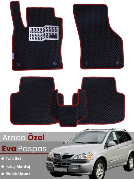 SSANGYONG KYRON (2005-2014) Uyumlu EVA Paspas Tam Set–Oto Paspas,Araca Özel,Kolay Montaj ürün görseli 1
