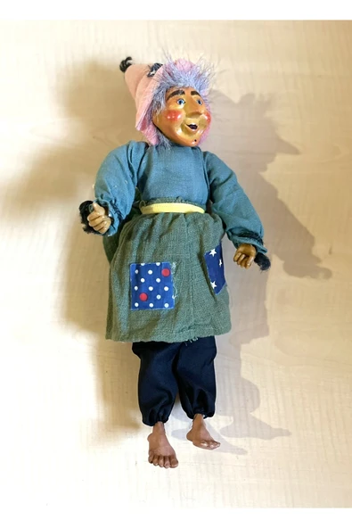 SANAT TACİRİ El Yapımı Porselen Cadı El Boyama Porselen Bebek N0 117 ürün görseli 1