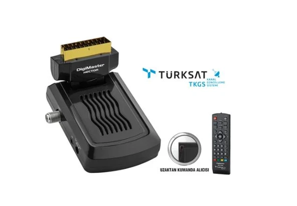 Goldmaster Hector Altın Uçlu Micro Uydu Alıcısı TEŞHİR ürün görseli 1
