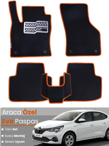 RENAULT TALİANT (2021-2025) Uyumlu EVA Paspas Tam Set–Oto Paspas,Araca Özel,Kolay Montaj ürün görseli 1