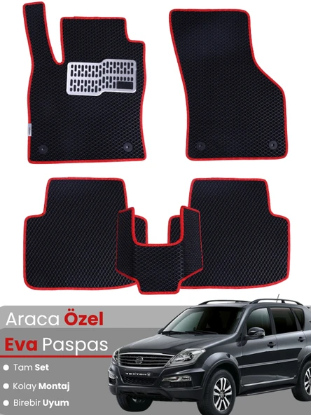 SSANGYONG REXTON (2012-2017) Uyumlu EVA Paspas Tam Set–Oto Paspas,Araca Özel,Kolay Montaj ürün görseli 1