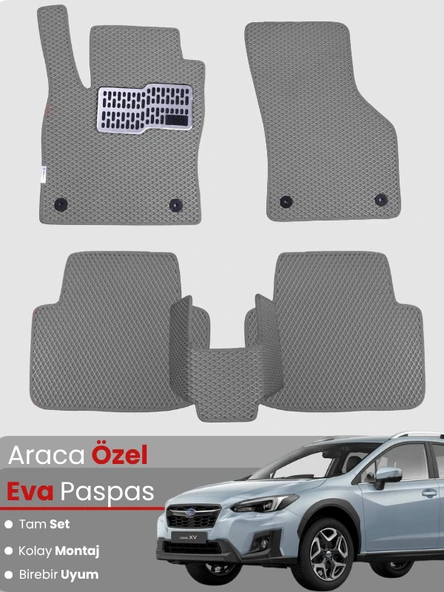 SUBARU XV (2018-2022) Uyumlu EVA Paspas Tam Set–Oto Paspas,Araca Özel,Kolay Montaj ürün görseli 1