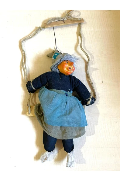 SANAT TACİRİ El Yapımı Porselen Cadı El Boyama Porselen Bebek N0 120 ürün görseli 1