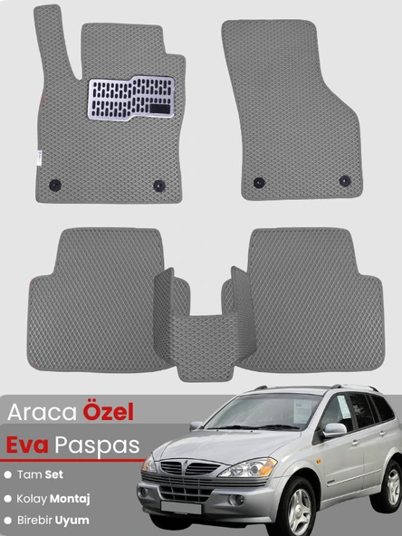 SSANGYONG KYRON (2005-2014) Uyumlu EVA Paspas Tam Set–Oto Paspas,Araca Özel,Kolay Montaj ürün görseli 1