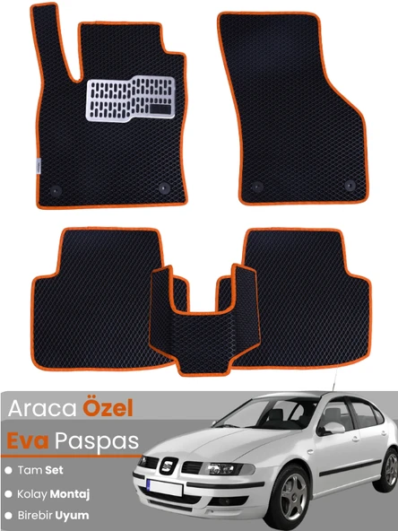SEAT LEON 1M (1998-2004) Uyumlu EVA Paspas Tam Set–Oto Paspas,Araca Özel,Kolay Montaj ürün görseli 1